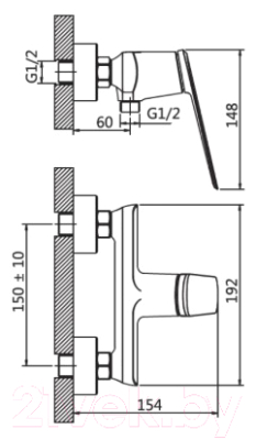 Смеситель AV Engineering AVBEN5-A454