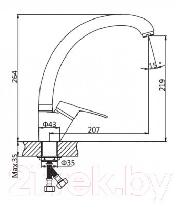 Смеситель AV Engineering AVINT4-A296