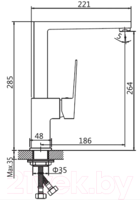 Смеситель AV Engineering AVWMT4-A923