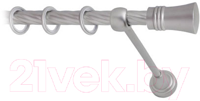 Карниз для штор Lm Decor Гиро 071 1р витой (сатин, 2.8м)