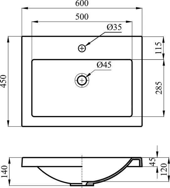 Купить Тумба с умывальником Viant Бостон Como 60 / VBOS60CO-T1STP + Marblan Alba60  