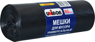 Пакеты для мусора Unibob 0432-709X (220л, 10шт) - 