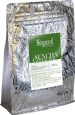 Чай листовой SIGURD Sencha зеленый (200г) - 