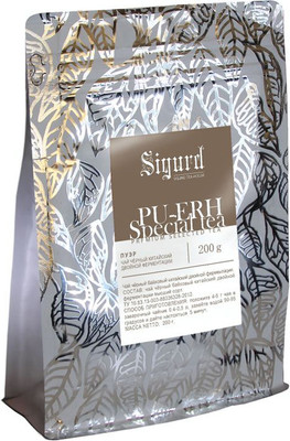 Чай листовой SIGURD Пуэр (200г) - 