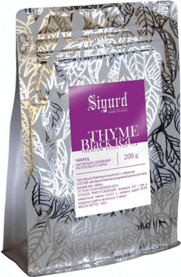 Чай листовой SIGURD Thyme Black черный c Чабрецом