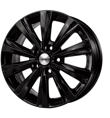 Литой диск Carwel Амур 15x6" 5х100мм DIA 57.1мм ET 40мм BK