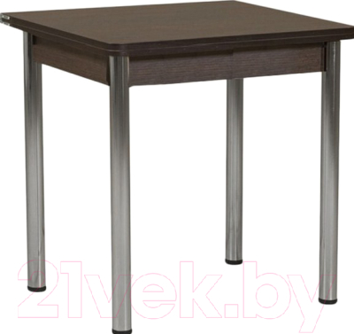 Обеденный стол FORT Ломберный 600 60-120x60x75 (венге/хром)