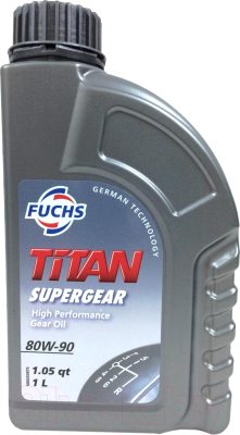 Трансмиссионное масло Fuchs Titan Supergear MC 80W90 / 601426704 (1л)