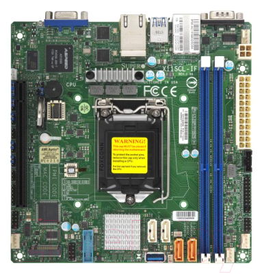 

Материнская плата Supermicro, X11SCL-IF