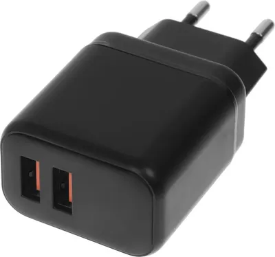 Зарядное устройство сетевое BoraSCO 2xUSB-A USB-C 15Вт 3A / 52581