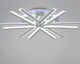 Люстра Reluce 09824-3.3-06C CR (RGB) -