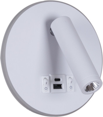 Настенный светильник Reluce 86203-9.2-001KT LED12W+USB WT