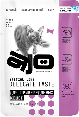 Влажный корм для кошек AJO Cat DelicateTaste