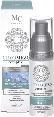 Крем для лица Belita CryoMezoComplex филлер увлажнение 72 часа + разглаживание морщин (50мл)