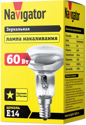 Изображение товара Лампа Navigator 94320 NI-R50-60-230-E14