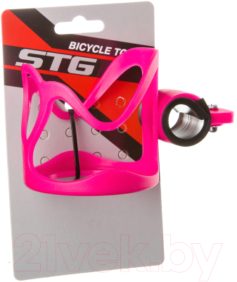Флягодержатель для велосипеда STG CSC-032S / X88776 (розовый)