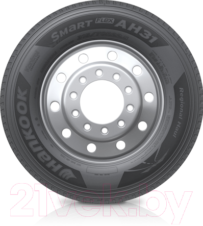 Грузовая шина Hankook AH31 295/80R22.5 154/149M нс16 Рулевая M+S — фото 3