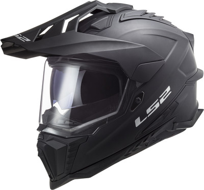 Мотошлем LS2 MX701 Explorer Solid (XL, черный матовый) - 