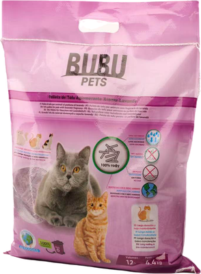 Наполнитель для туалета Bubu Pets Tofu Lavender
