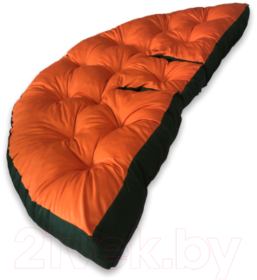 Бескаркасное кресло Angellini 9с0040тр (оранжевый/зеленый)