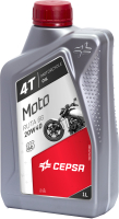 Моторное масло Cepsa Moto 4T Ruta 66 20W40 / 514244191 (1л) - 