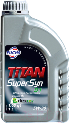 Моторное масло Fuchs Titan Supersyn D1 5W30 601425622/602014177 (1л)