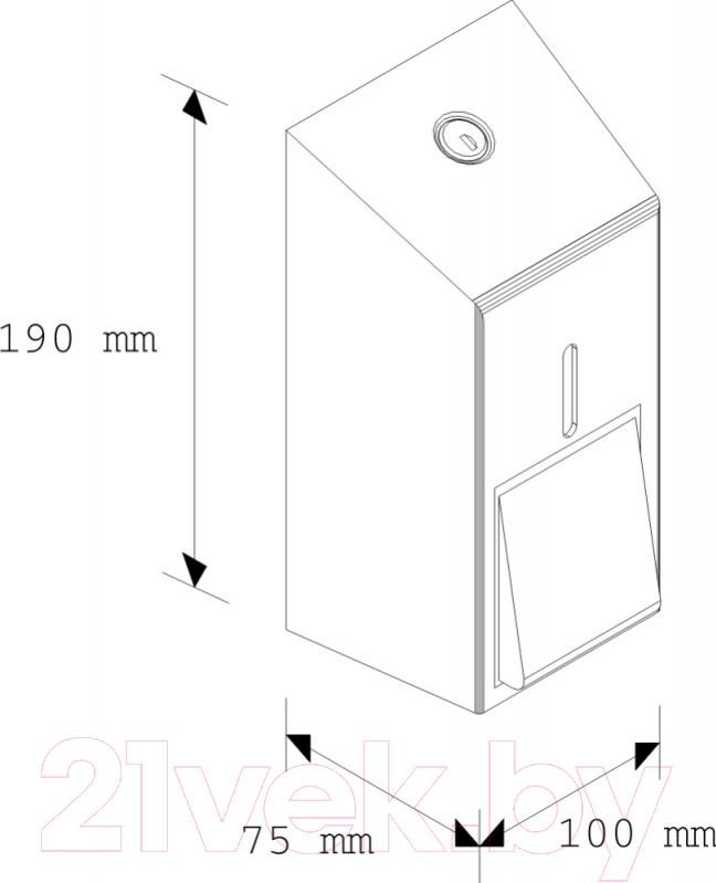 Дозатор Merida Stella Mini Economy DEM102.L