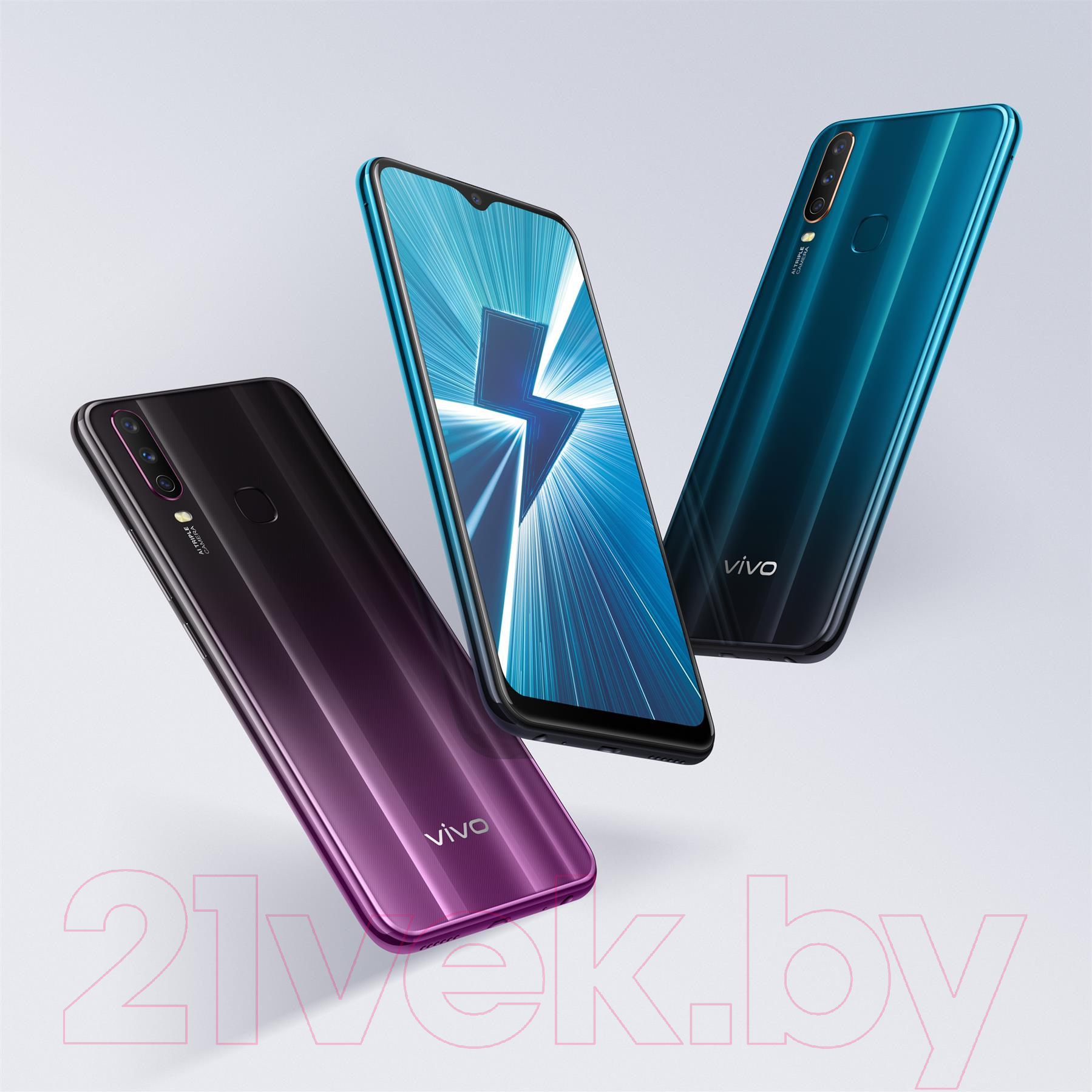 Vivo 1902 Y17 4Gb/64Gb синий аквамарин Смартфон 2 SIM-карты купить в  Минске, Гомеле, Витебске, Могилеве, Бресте, Гродно