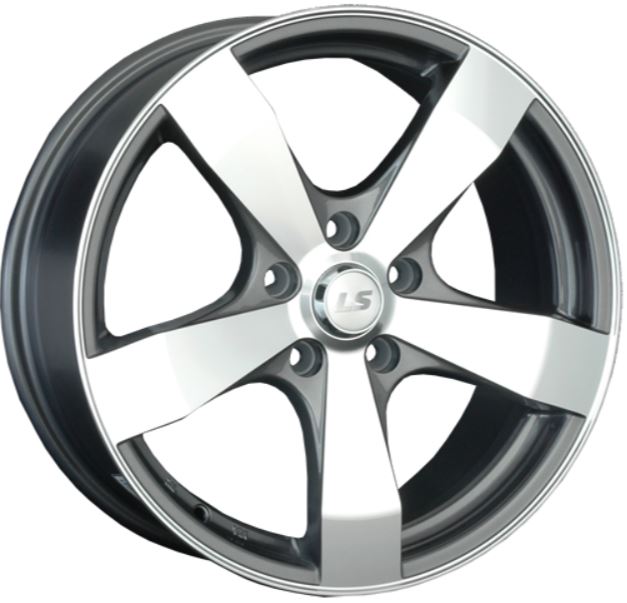 Литой диск LS wheels LS 205 17х7 5х112мм DIA 57.1мм ЕТ 45мм GMF