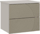 Прикроватная тумба СТИЛЬ Атлантис ТМ-001 / АЖ6 972 (кашемир 2.75/матовый флан GA-06) -