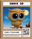 Конструктор QBRIX Сова с глазками 3D 20140 -