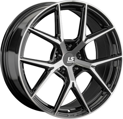 Литой диск LS wheels FlowForming RC78 19x8.5" 5х108мм DIA 65.1мм ET 36мм BKF