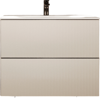 Тумба с умывальником MEBELVANN Евромикс 80x62x45 с 2 ящиками / EUR10802900101OSL