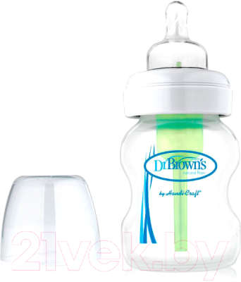 Бутылочка для кормления Dr. Brown Options Plus стеклянная / 51700 (150мл)