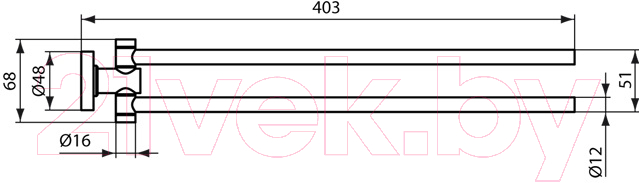 Держатель для полотенца Ideal Standard Imo A9131AA