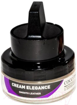 Крем для обуви Coccine Cream Elegance жидкая с губкой для гладкой кожи (50мл, белый)