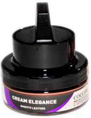 Крем для обуви Coccine Cream Elegance с губкой для гладкой кожи (50мл, коричневый)