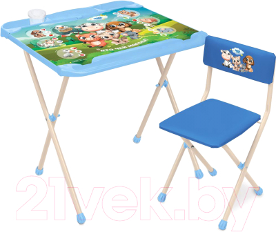 Комплект мебели с детским столом Ника КНД2/1 Наши детки. Кто чей малыш?