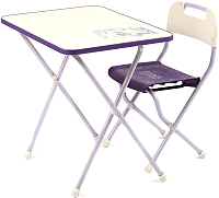 Комплект мебели с детским столом Ника Ретро / КПР/3 (сиреневый) - 