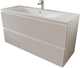 Тумба с умывальником MEBELVANN Сицилия 120x62x45 с 2 ящиками / SIC101202900301O (белый) -