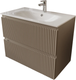 Тумба с умывальником MEBELVANN Сицилия 80x62x45 с 2 ящиками / SIC10802200501O (капучино) -