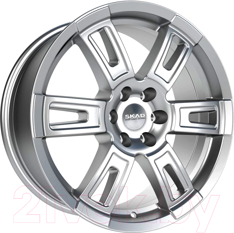 Литой диск SKAD Тор 18x8" 6x139.7мм DIA 67.1мм ET 30мм Сильвер