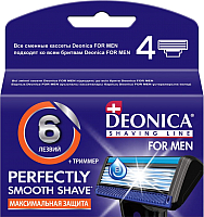 

Набор сменных кассет Deonica, For Men 6 лезвий