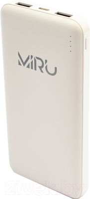 Портативное зарядное устройство Miru Li Pol 3001 10000mAh (белый)