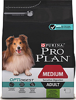 Сухой корм для собак Pro Plan Adult Medium Sensitive Digestion с ягненком и рисом (3кг) - 