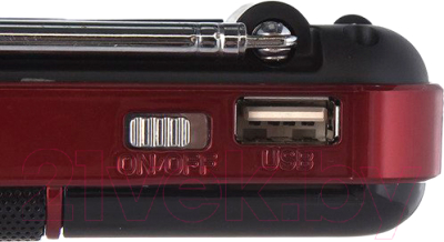 Радиоприемник MaX MR-321 (черный/красный)