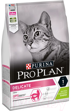 Сухой корм для кошек Pro Plan Delicate с ягненком (3кг)