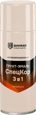 Эмаль SHIHRAN Термостойкая до 400C (520мл, бежевый) - 