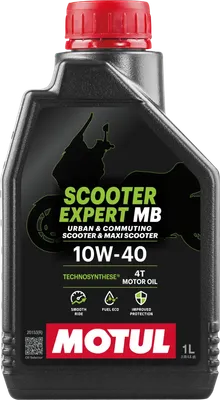 Моторное масло Motul Scooter Expert 4T MB 10W40 / 105935 (1л) - 
