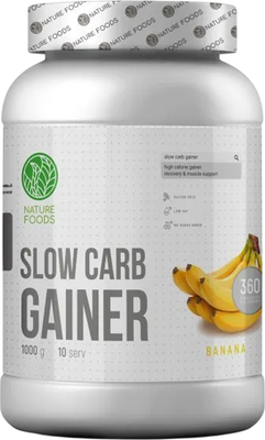 Гейнер Nature Foods Slow Carb Gainer Банан